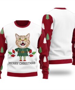 Personalized Christmas Sweater With Face Funny