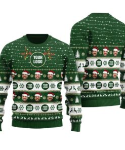 Personalized Company Logo Ugly Sweater