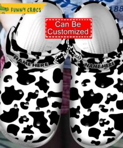 Personalized Cow Crocs Slippers