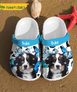 Personalized Bernese Mountain Crocs Slippers