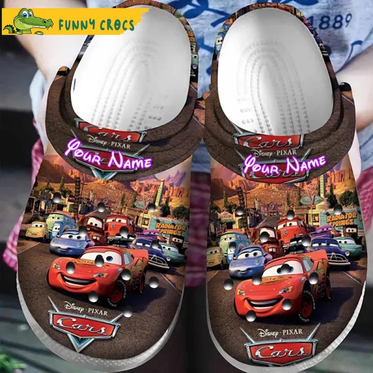 Personalized Lightning Mcqueen Crocs For Adults