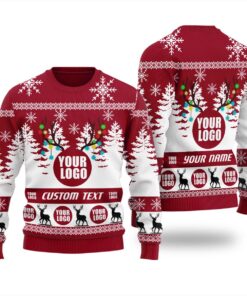 Personalized Custom Logo Funny Christmas Sweaters