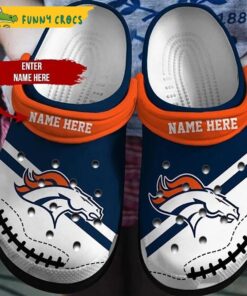 Denver Broncos Nfl Crocs Clog Shoes