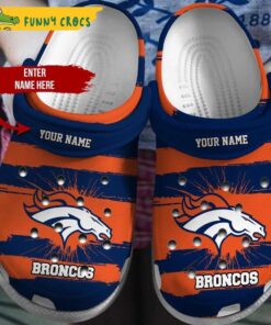 Personalized Denver Broncos Mens Shoes Crocs Sandals