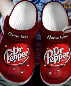 Personalized Dr Pepper Crocs Clog