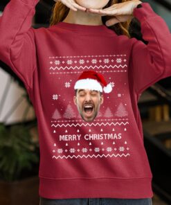 Personalized Face Merry Christmas Christmas Sweater