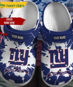 Personalized Football New York Giants Crocs Shoes