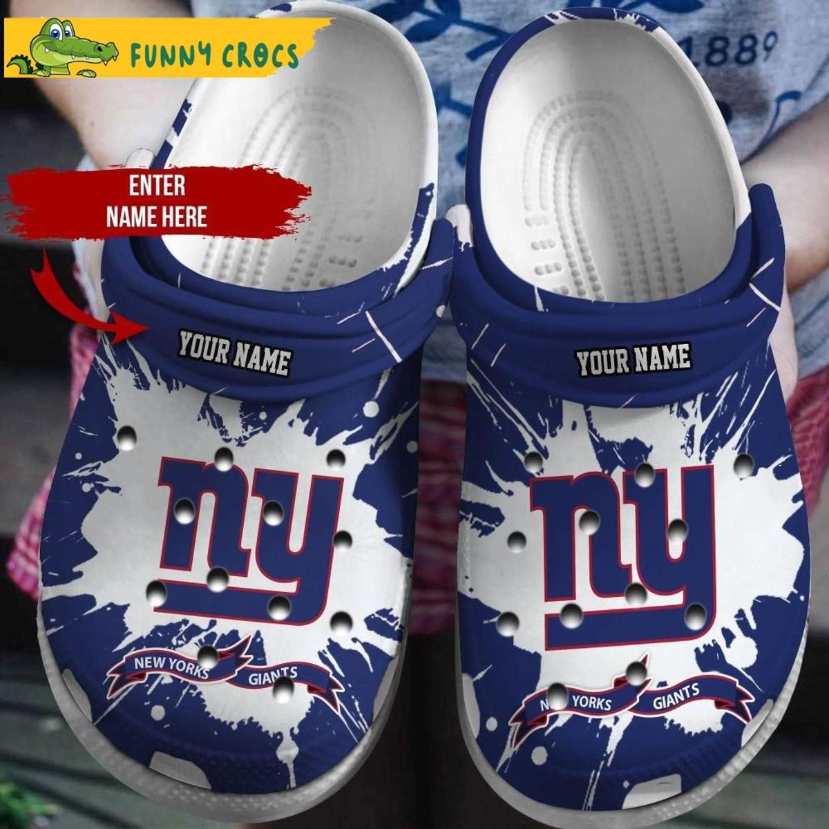 Ny Giants Crocs Shoes