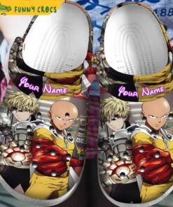 Personalized Genos X Saitama One Punch Man Crocs Clog Shoes