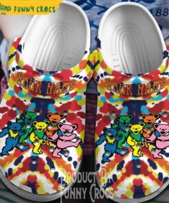 Personalized Grateful Dead Bears Crocs Shoes