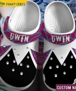 Personalized Gwen Spiderman Crocs Clog Slippers