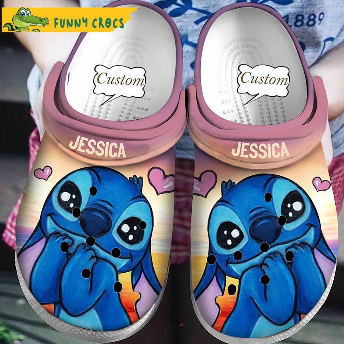 Personalized Read A Book Stitch Crocs Shoes