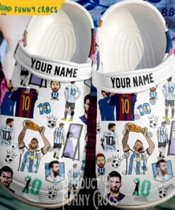 Personalized Inter Miami Messi Crocs Clog Slippers