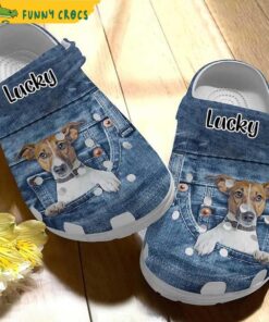 Personalized Jack Russell Crocs Slippers