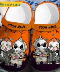 Personalized Jack Skellington It Pennywise Crocs Clog Shoes