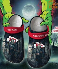 Personalized Kansas City Chiefs Crocs Friday The 13th, Halloween Clogs Shoes