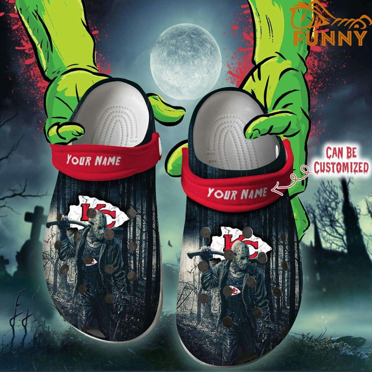 Personalized Jack And Sally In Love Halloween Crocs Shoes