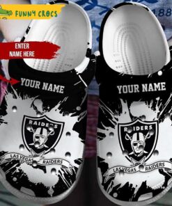 Personalized Las Vegas Raiders Ncaa Football Crocs Sandals