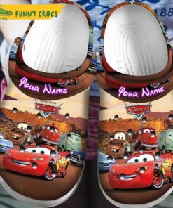 Personalized Lightning Mcqueen Crocs Adults