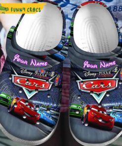 Personalized Lightning Mcqueen Crocs For Adults