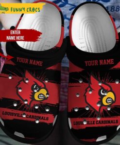 Personalized Louisville Cardinals Ncaa Football Crocs Clog Slippers