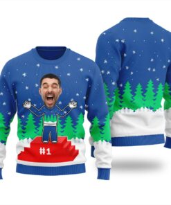 Personalized Mens Christmas Sweater Winner Sweater