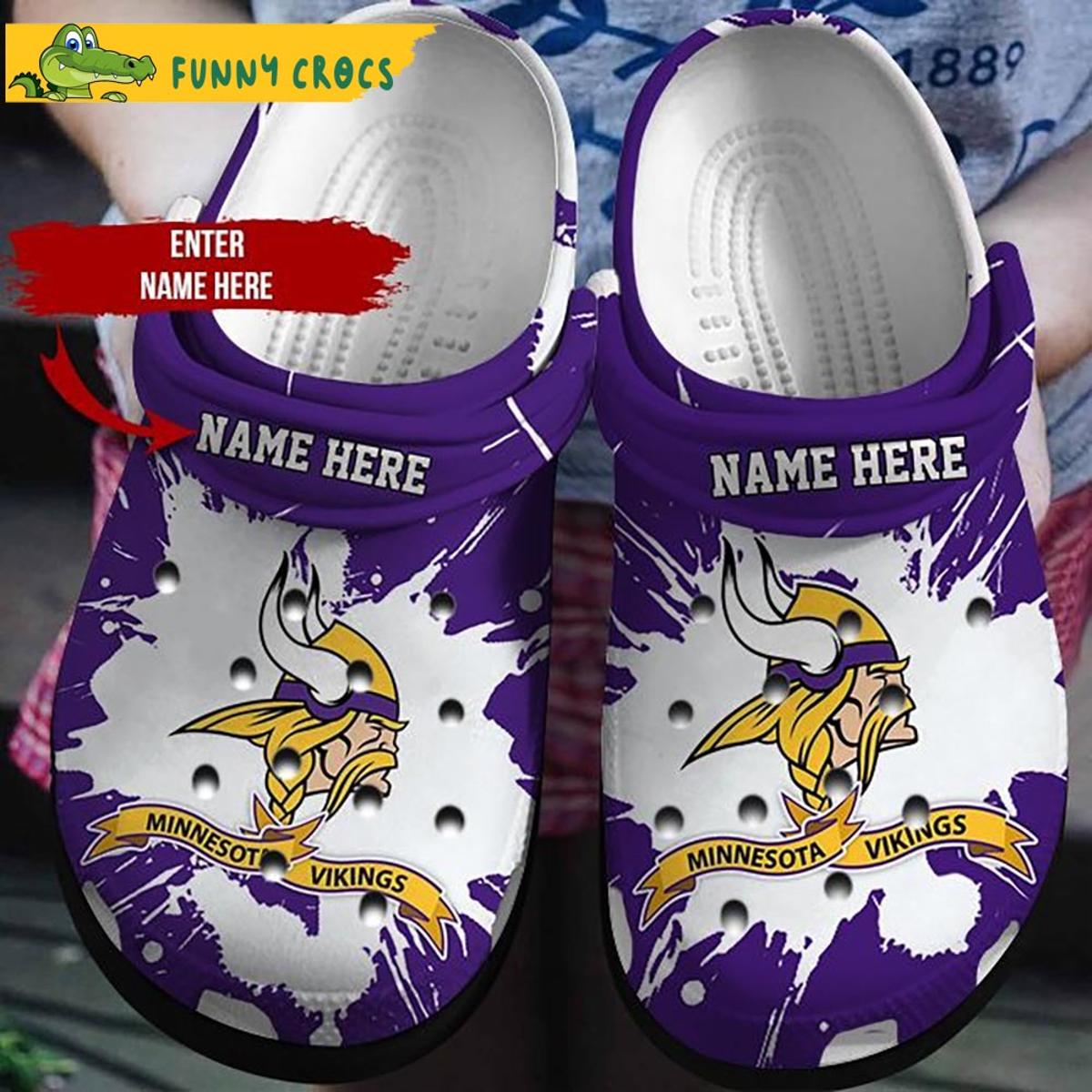 Personalized Minnesota Vikings Limited Edition Crocs Shoes