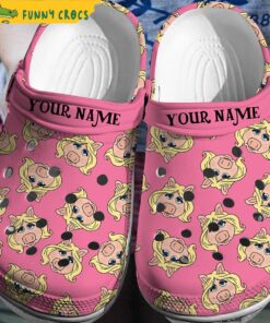 Personalized Miss Piggy Muppet Crocs Sandals