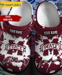 Custom Name Alabama Crimson Tide Ncaa Football Crocs Clog Slippers