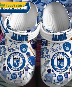 Personalized Mlb Kansas City Royals Crocs Slippers