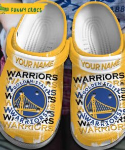 Personalized Nba Crocs Golden State Shoes