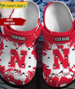 Personalized Nebraska Cornhuskers Ncaa Football Crocs Shoes