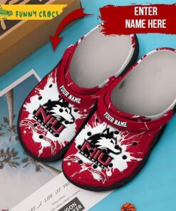 Personalized Northern Illinois Huskies Ncaa Football Crocs Shoes