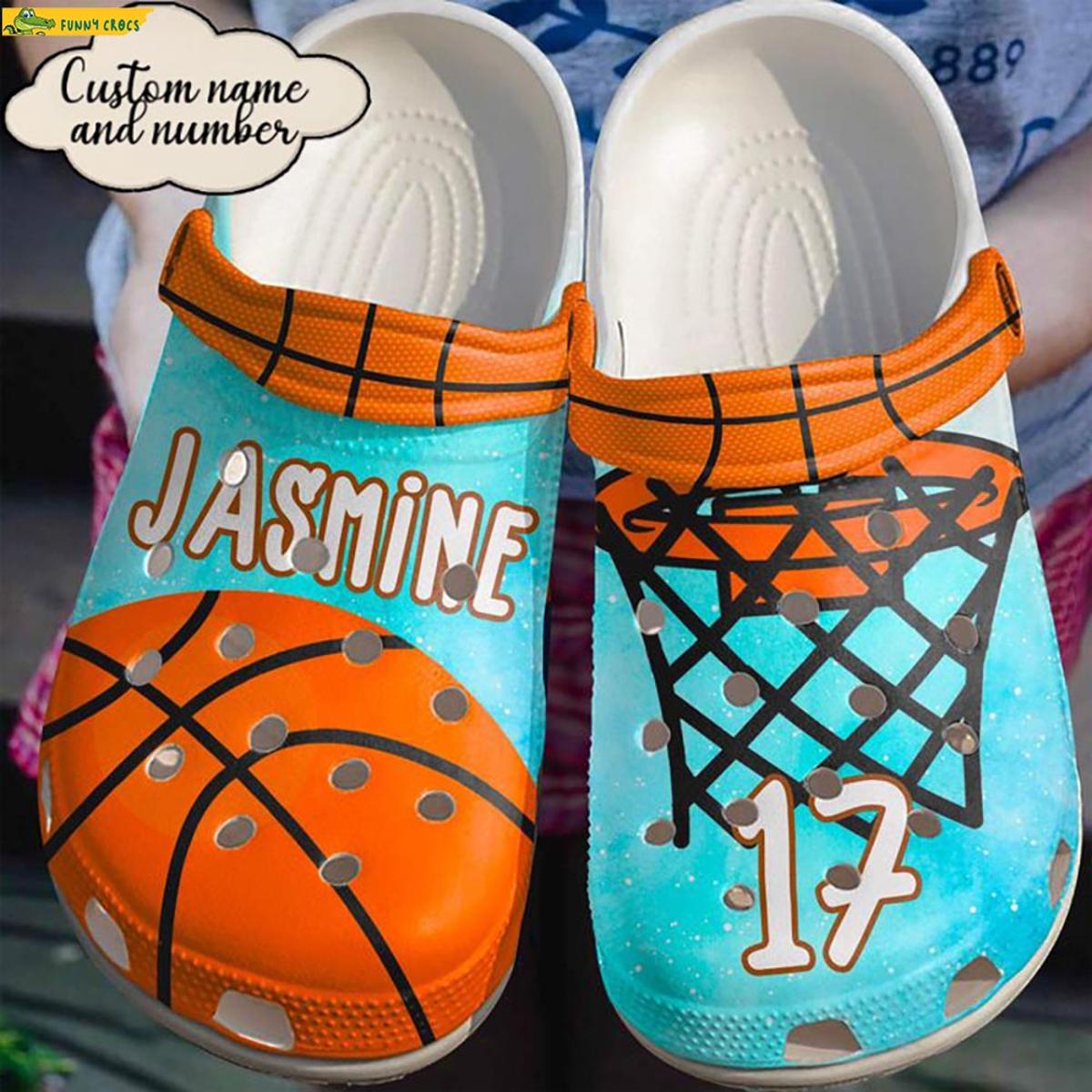 Personalized Street Basketball Crocs Slippers