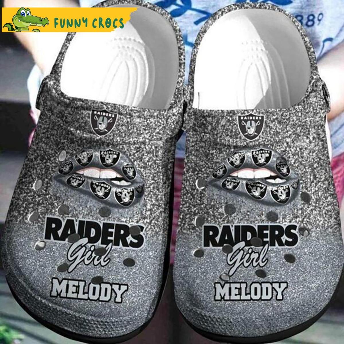 Sports American Football Las Vegas Raiders Crocs Slippers