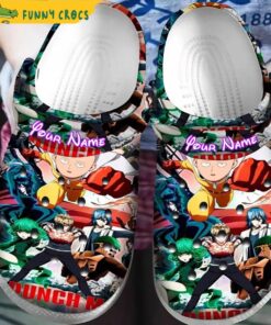 Personalized One Punch Man Characters Crocs Sandals