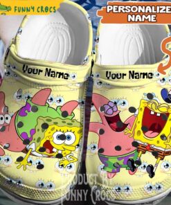 Personalized Patrick Spongebob Crocs Shoes