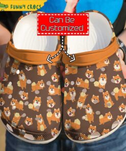 Party Pomeranian And Wine Dog Crocs Clog Slippers