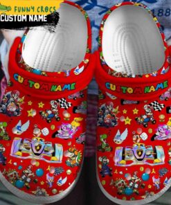 Personalized Racing Car Mario Crocs Sandals