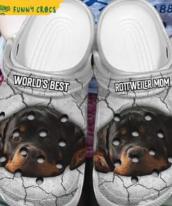 Personalized Rottweiler Crocs Clogs