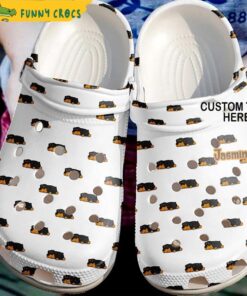 Personalized Rottweiler Pattern Crocs Clog Shoes