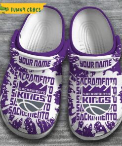 Personalized Sacramento Kings Nba Crocs Shoes