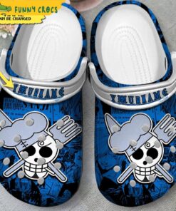 Personalized Sanji One Piece Skull Crocs Slippers