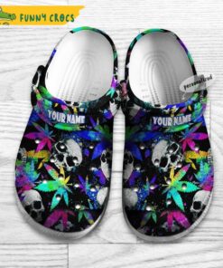 Personalized Skull Trips Cannabis Crocs Classic