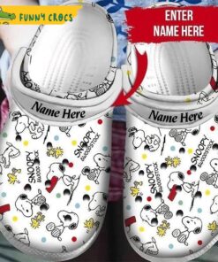 Personalized Snoopy And Woodstock Crocs Classic