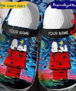 Personalized Snoopy Painting Crocs Clog