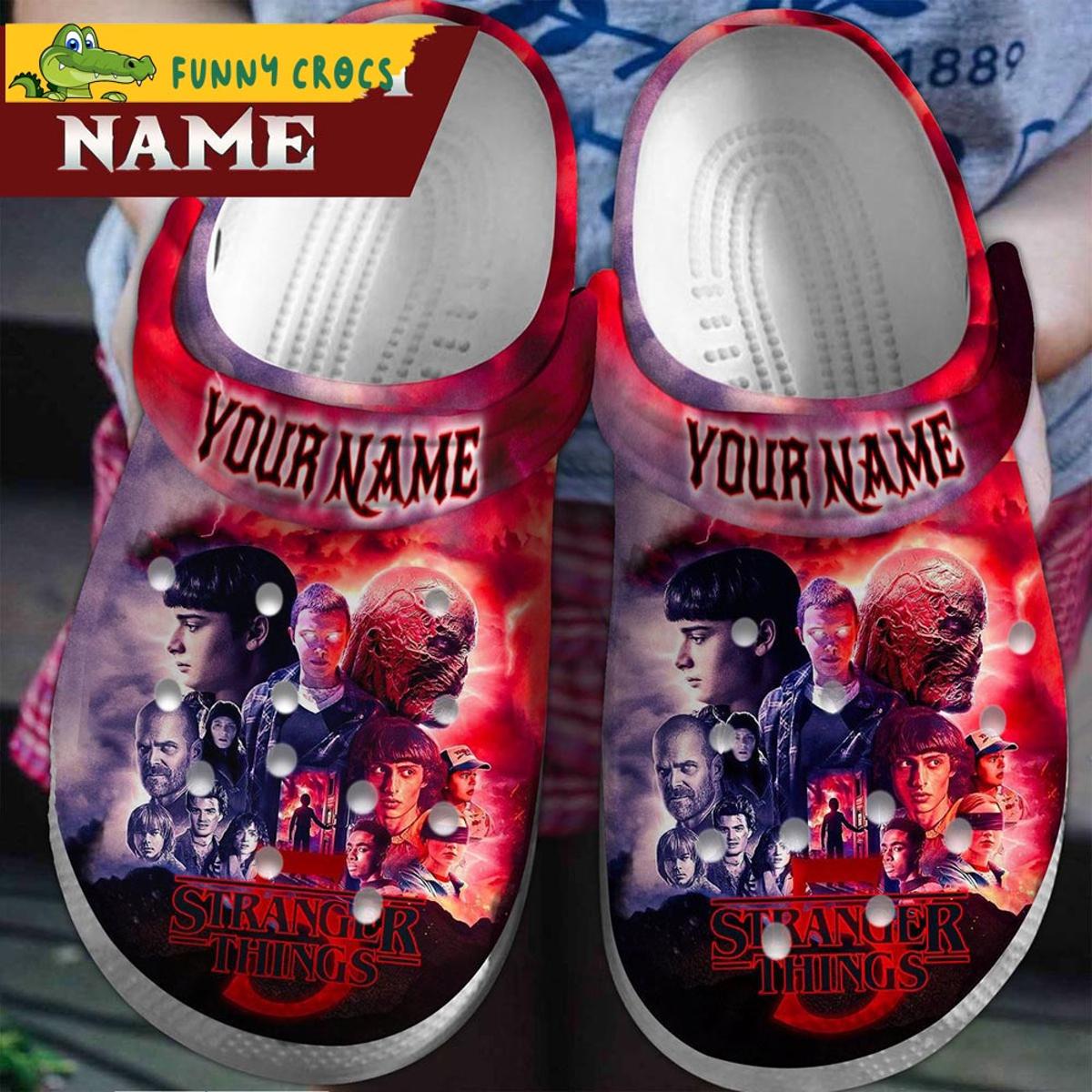 Movie Stranger Things Gifts Crocs Shoes