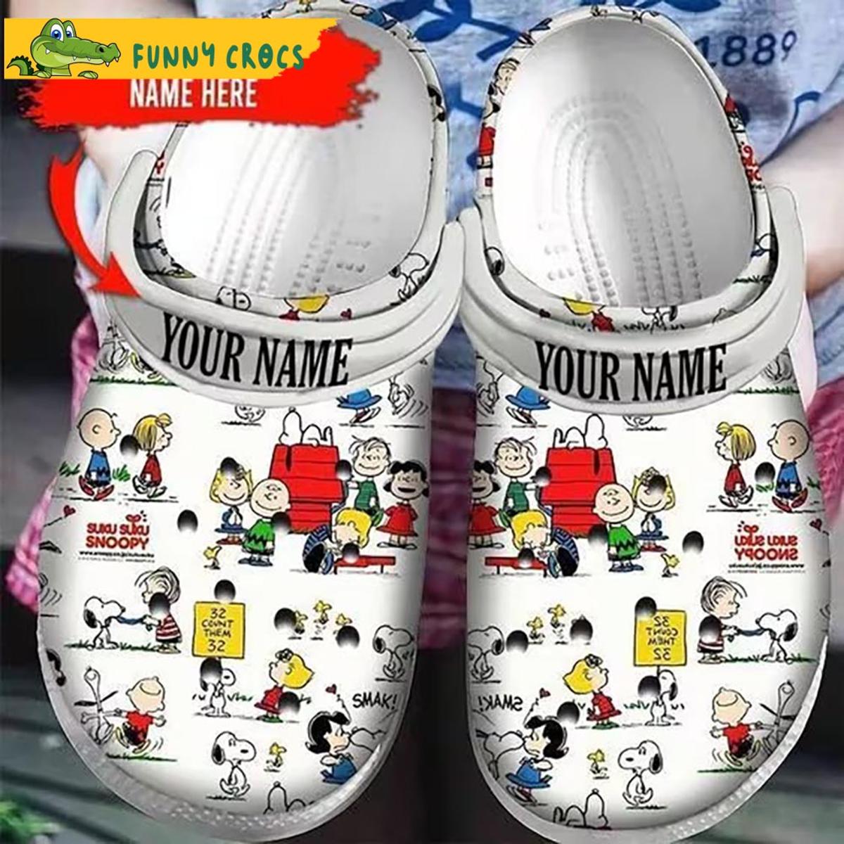 Personalized Snoopy Painting Crocs Clog