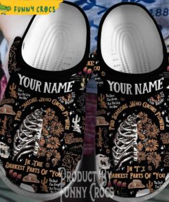 Personalized Sun To Me Zach Bryan Black Crocs Slippers