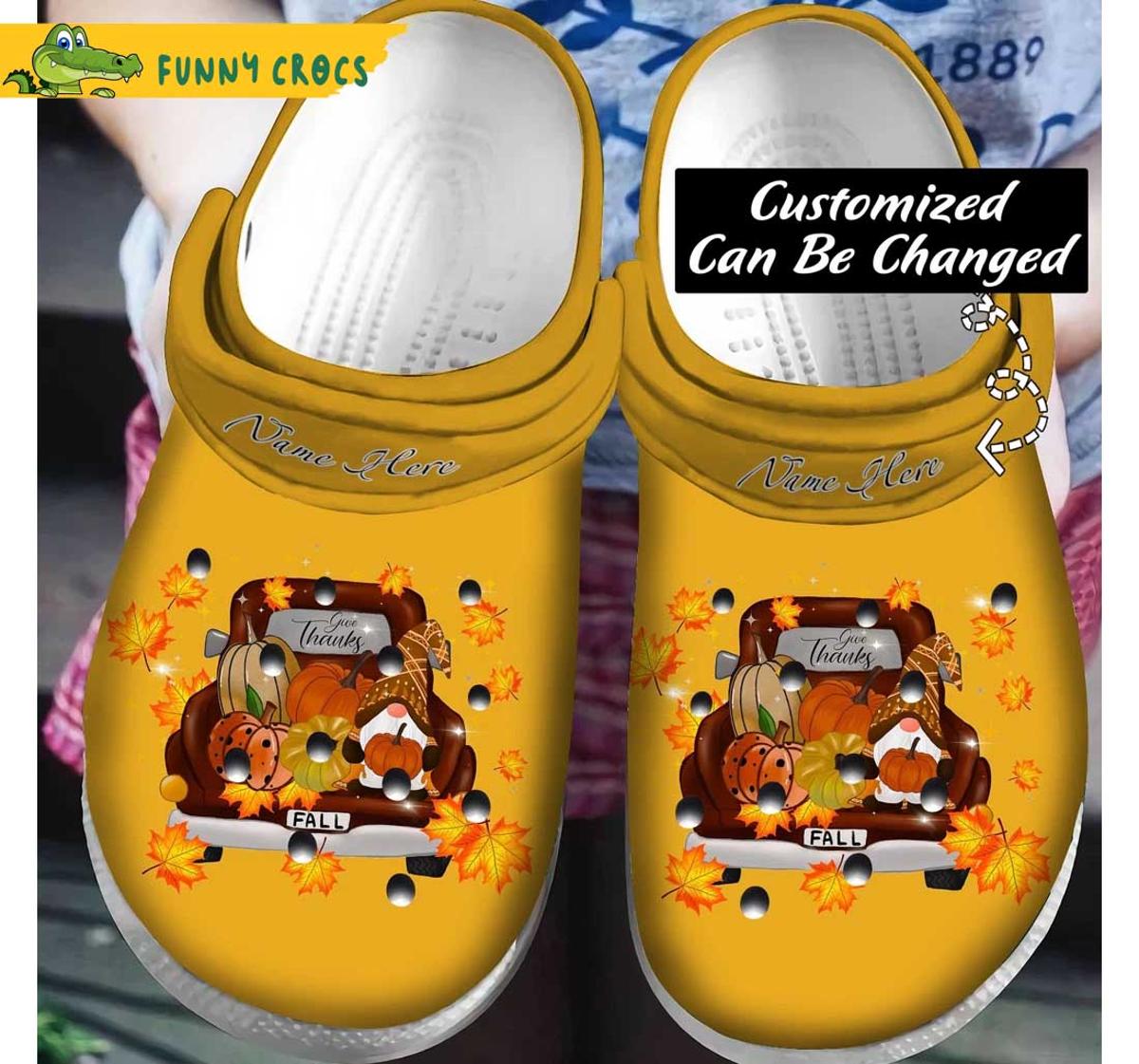 Special Happy Thanksgiving Crocs Slippers